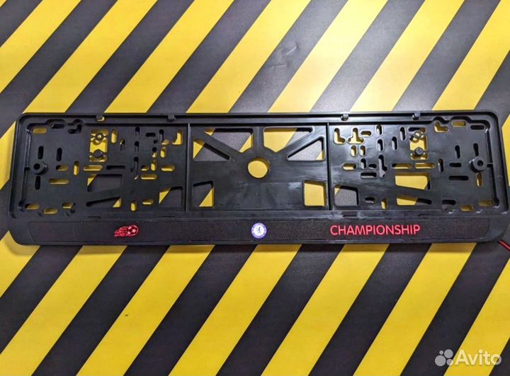 Номерная рамка с вашим лого