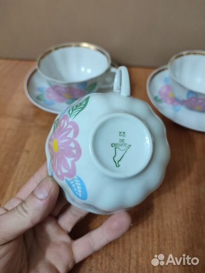 Остатки чайных сервизов СССР Дулево фарфор