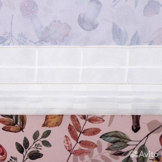 Комплект штор для кухни с подхватами Этель Nature