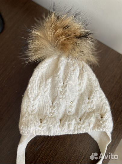 Шапка зимняя для девочки 42-44