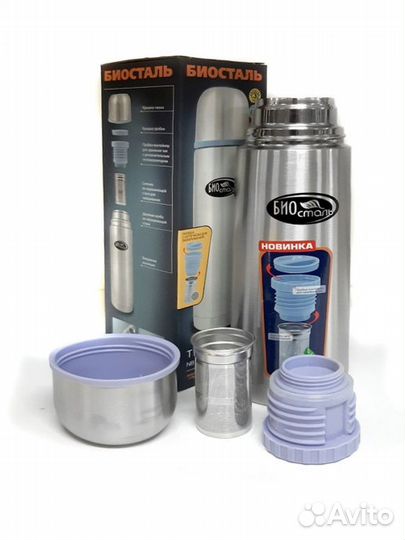 Термос biostal NB-1000Z, пробка с ситечком