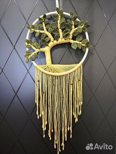 Настенное панно макраме