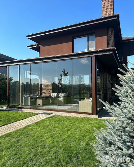 Остеклить беседку