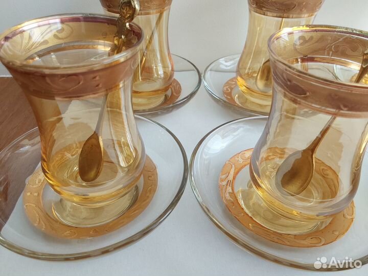 Турецкие чайные принадлежности новые