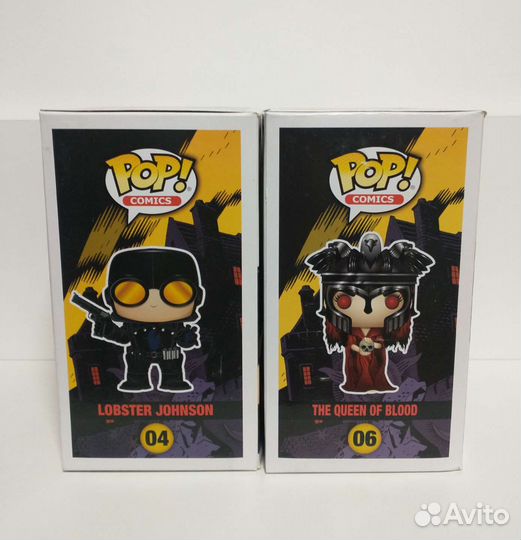 Funko Pop Hellboy: #04 Lobster Johnson/#06 Queen