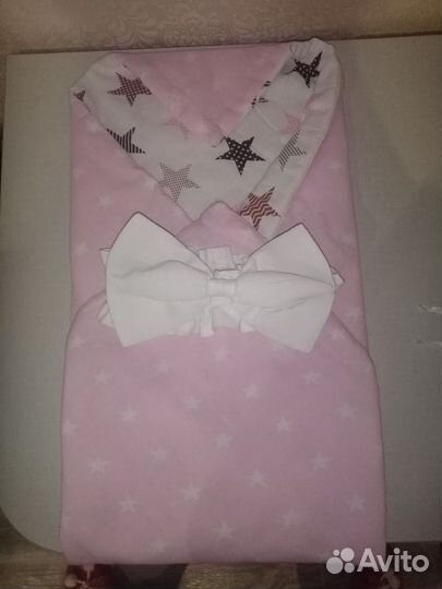 Бортики в кроватку и конверт на выписку