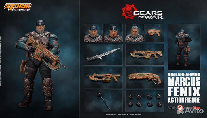 Фигурка Storm Collectibles Gears of War Marcus Fen