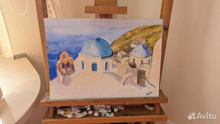 Картина / постер ручная работа / акварель
