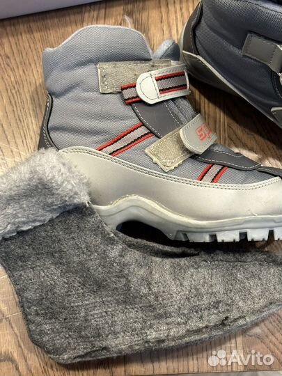 Лыжные ботинки spine baby