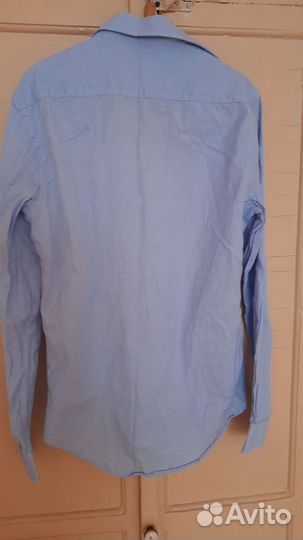 Рубашки мужские Zara,хлопок, р.46,3шт.пакетом