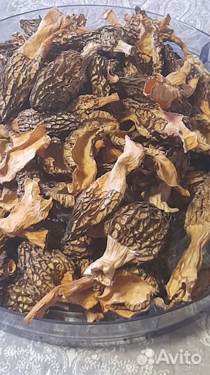 Сморчки и сморчковая шапочка сушёные