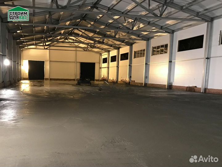 Гараж из сендвич панелей