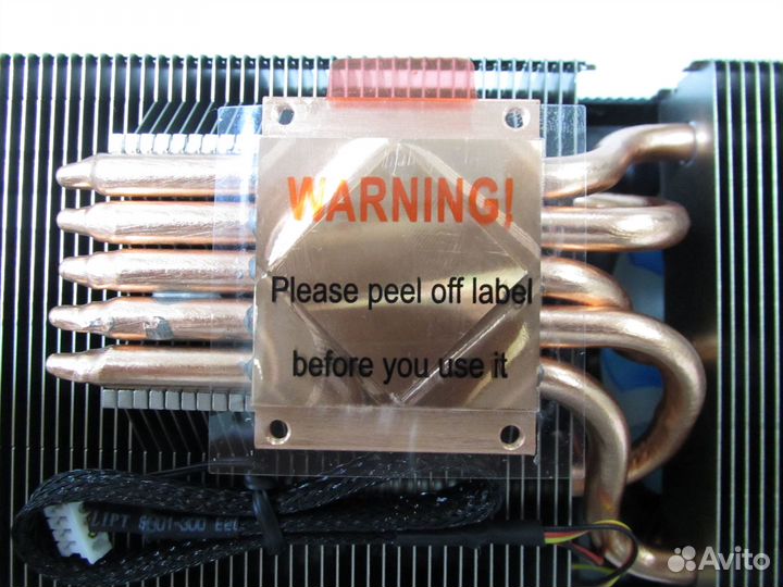 Кулер для видеокарты gelid (медь) Новое