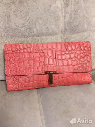 Кожаная клатч сумка Ted baker оригинал
