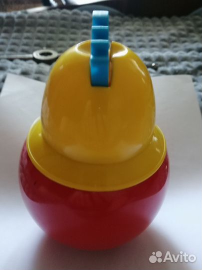 Цыплёнок. Неваляшка.петушок.высота 14 см.ссср