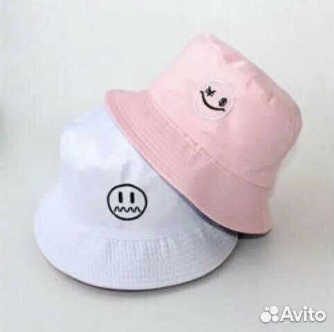 Панама женская двухсторонняя с вышивкой