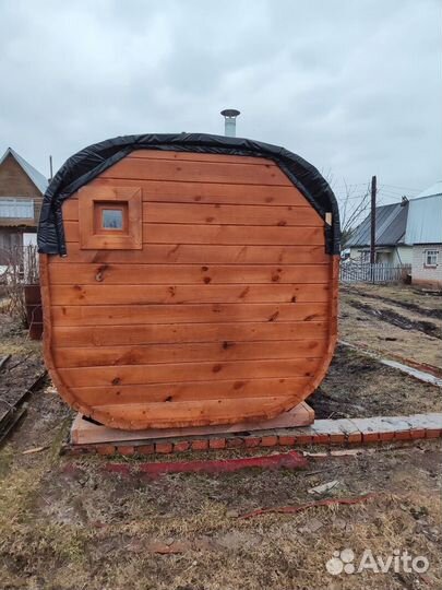 Баня бочка квадро в наличии