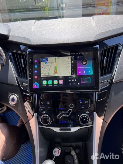 Магнитола 2 din android 9 дюймов Hyundai Sonata 6