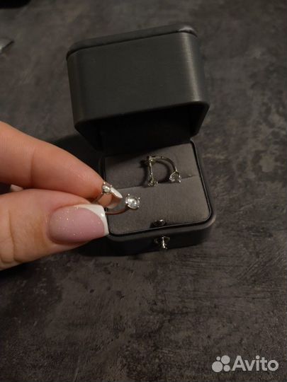 Серьги серебро 925