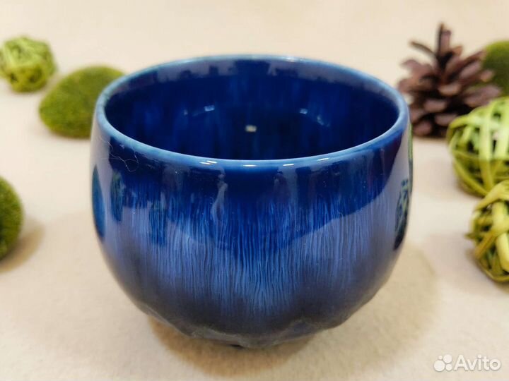 Чашка для чая с узором «Заячий мех»