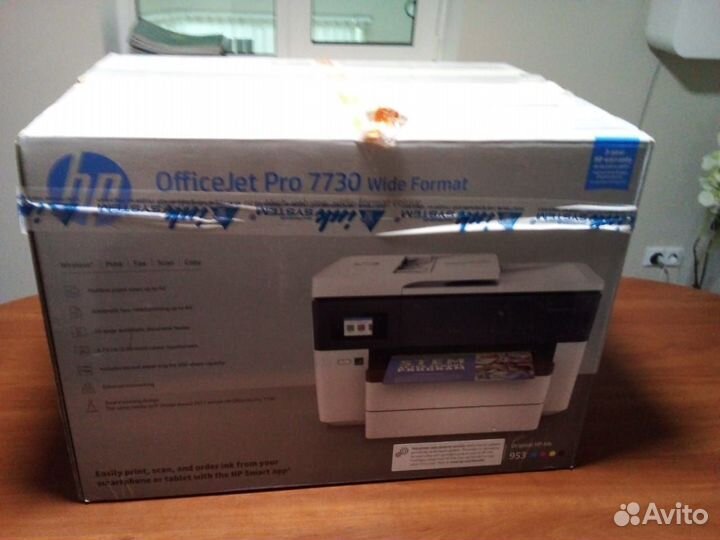 Цветное струйное мфу HP OfficeJet Pro 7730 Wide Fo