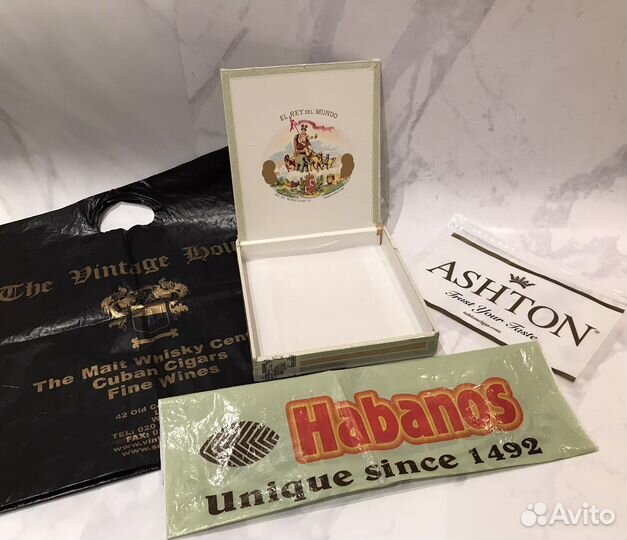 Коробка от кубинских сигар