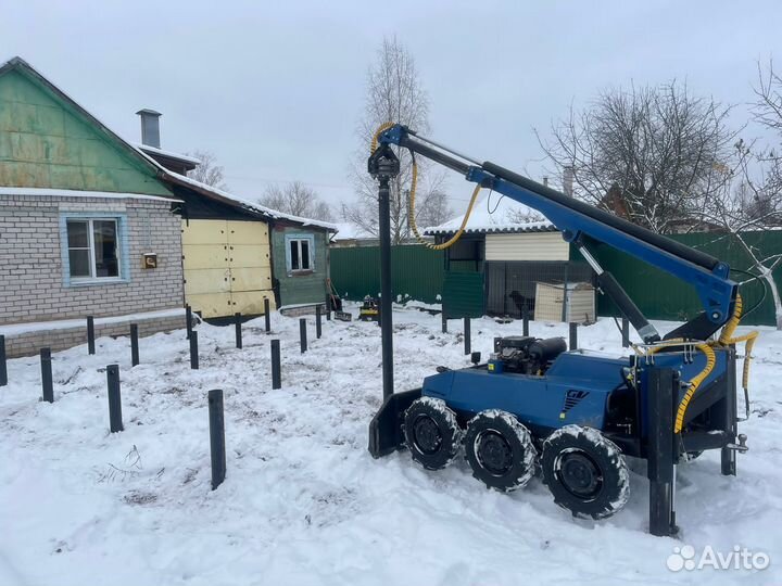 Винтовые сваи под ключ.Фундамент свайный