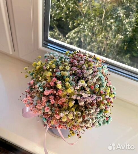 Гипсофила букет цветы