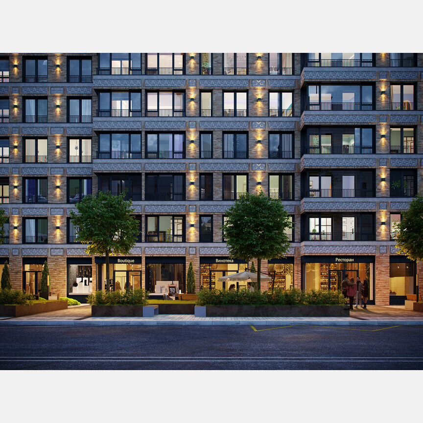 2-к. квартира, 74,7 м², 4/10 эт.
