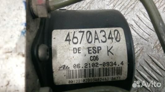 Блок ABS citroen C-crosser (LEA01KW01)