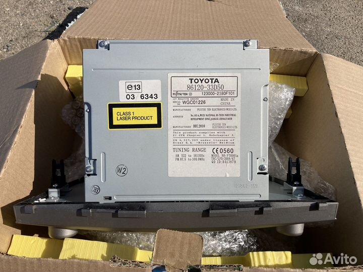 Штатная магнитола Camry 40 рестайлинг