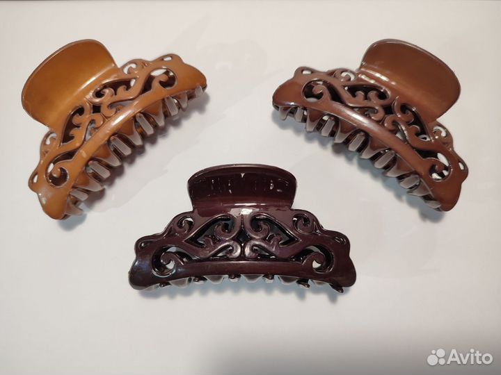 Женский крабик для волос бантик элегантный милый