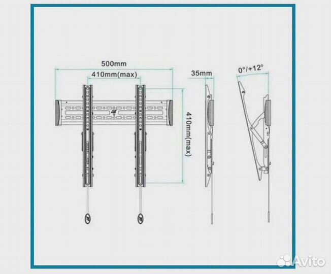 Кронштейн NB C2-T для тв наклон 12 / 32-55