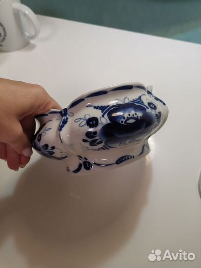 Конфетница гжель