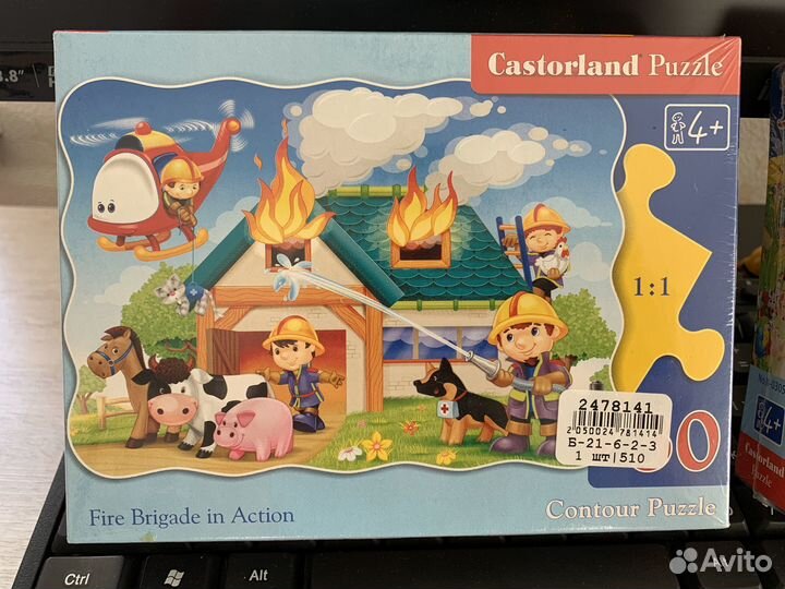 Пазлы детские новые