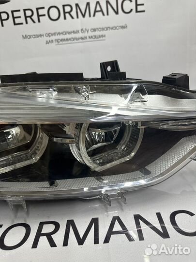 Правая фара LED Хром BMW F30 F31 Ф30 Ф31