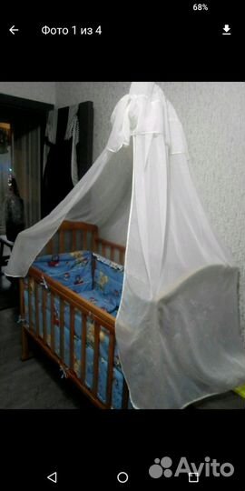 Бортики в кроватку+одеяло