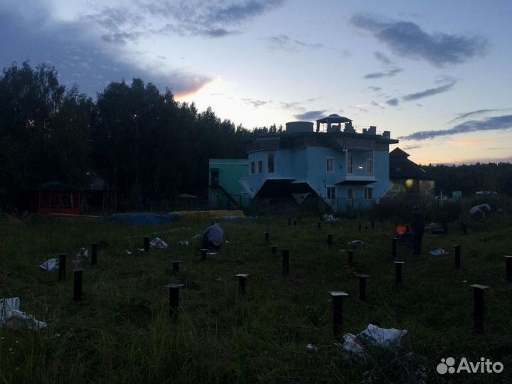 Фундамент на сваях