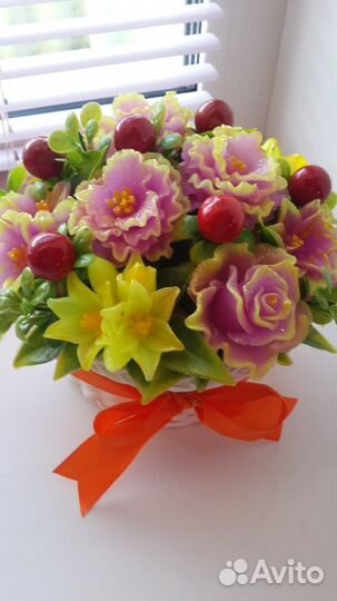 Букеты из мыла.Ручная работа