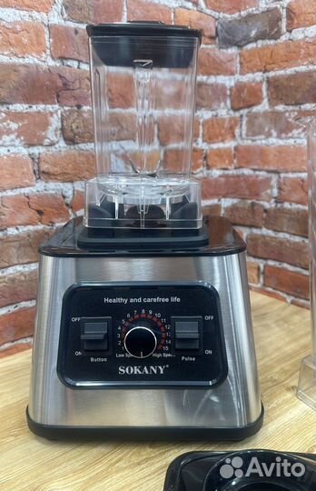 Блендер со стаканом профессиональный Sokany-999