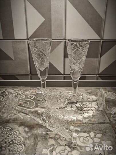 Рюмки фужеры для ликера СССР Винтаж