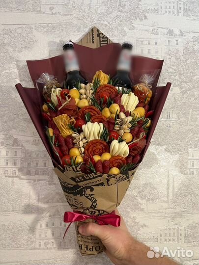Мужские букеты съедобные