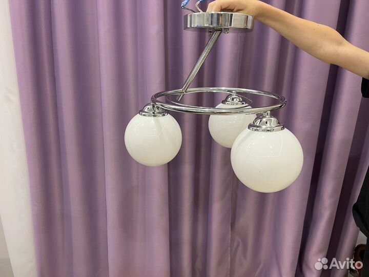 Люстра потолочная бу