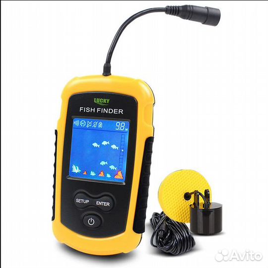 Эхолот lucky Глубина 120 м. (лето,зима)
