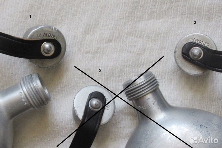 Фляги немецкие и комплектующие к ним