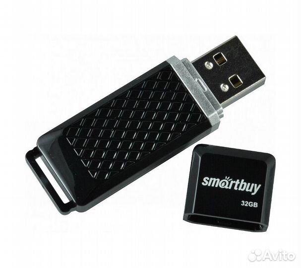 Флеш-накопитель Smartbuy Quartz USB 2.0 32GB, черн