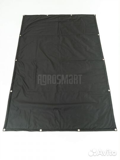 Утепленная штора - тент Оксфорд влагостойкий черн