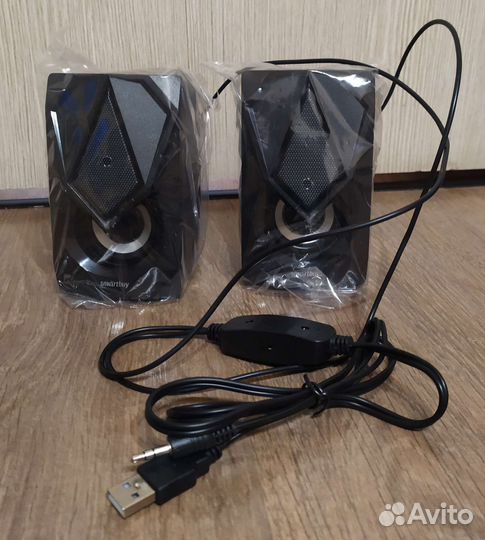 Мультимедийная акустическая система 2.0, новая