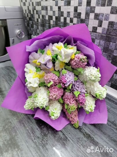 Зефирные цветы