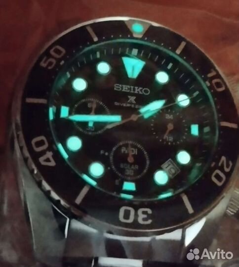 Часы Seiko Sumo Mod хронограф. Новый